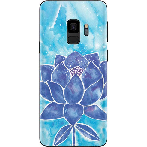 Cat Coq Blue Lotus Galaxy S9 Skin
